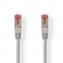 Câble réseau CAT6 | RJ45 Male | RJ45 Male | SF/UTP | 0.25 m | Rond | PVC | Gris | Label