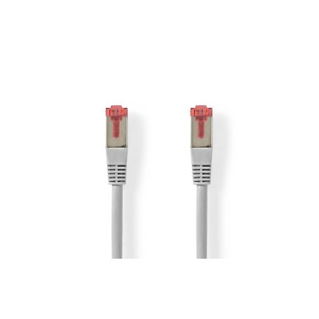 Câble réseau CAT6 | RJ45 Male | RJ45 Male | SF/UTP | 0.25 m | Rond | PVC | Gris | Label