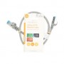 Câble réseau CAT6a | S/FTP | RJ45 Male | RJ45 Male | 0.50 m | Snagless | Rond | LSZH | Gris | Label