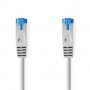 Câble réseau CAT6a | S/FTP | RJ45 Male | RJ45 Male | 10.0 m | Snagless | Rond | LSZH | Gris | Label