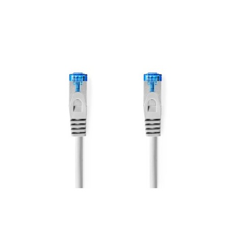 Câble réseau CAT6a | S/FTP | RJ45 Male | RJ45 Male | 10.0 m | Snagless | Rond | LSZH | Gris | Label