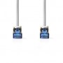 Câble réseau CAT6a | S/FTP | RJ45 Male | RJ45 Male | 10.0 m | Snagless | Rond | LSZH | Gris | Label