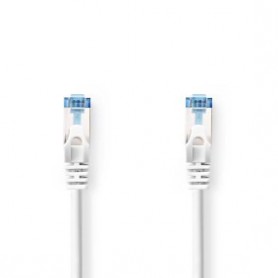 Câble réseau CAT6a | S/FTP | RJ45 Male | RJ45 Male | 20.0 m | Snagless | Rond | LSZH | Gris | Label