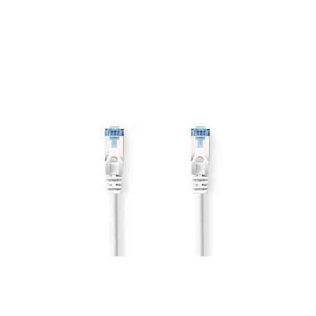 Câble réseau CAT6a | S/FTP | RJ45 Male | RJ45 Male | 20.0 m | Snagless | Rond | LSZH | Gris | Label