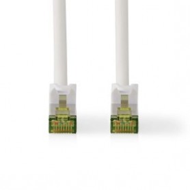 Câble réseau CAT7 | S/FTP | RJ45 Male | RJ45 Male | 15.0 m | Snagless | Rond | LSZH | Blanc | Label