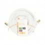 Câble réseau CAT7 | S/FTP | RJ45 Male | RJ45 Male | 15.0 m | Snagless | Rond | LSZH | Blanc | Label
