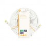 Câble réseau CAT7 | S/FTP | RJ45 Male | RJ45 Male | 20.0 m | Snagless | Rond | LSZH | Blanc | Label