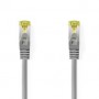 Câble réseau Cat 8.1 | S/FTP | RJ45 Male | RJ45 Male | 10.0 m | Rond | LSZH | Gris | Label