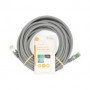 Câble réseau Cat 8.1 | S/FTP | RJ45 Male | RJ45 Male | 10.0 m | Rond | LSZH | Gris | Label