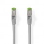 Câble réseau Cat 8.1 | S/FTP | RJ45 Male | RJ45 Male | 20.0 m | Rond | LSZH | Gris | Label