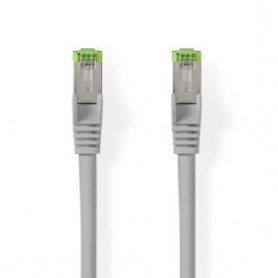 Câble réseau Cat 8.1 | S/FTP | RJ45 Male | RJ45 Male | 20.0 m | Rond | LSZH | Gris | Label