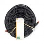 Câble réseau CAT6 | RJ45 Male | RJ45 Male | U/UTP | 75.0 m | Dehors | Rond | PE | Noir | Label