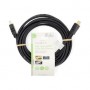 Câble HDMI Haute Vitesse avec ethernet | HDMI™ Connecteur | HDMI™ Connecteur | 4K@60Hz | ARC | 18 Gbps | 5.00 m | Rond | PVC | Noir | Label