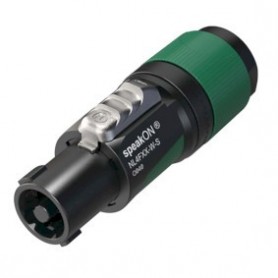 Connecteur de câble speakON 4 pôles, borne à vis, serre-câble pour câbles de 6 à 12 mm de diamètre