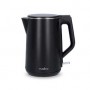 Bouilloire électrique | 1.5 l | Plastique | Noir | Rotatif à 360 degrés | Élément chauffant dissimulé | Contrôleur Strix® | Protection contre l\'ébullition