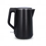 Bouilloire électrique | 1.5 l | Plastique | Noir | Rotatif à 360 degrés | Élément chauffant dissimulé | Contrôleur Strix® | Protection contre l\'ébullition