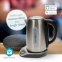 SmartLife Bouilloire électrique | Wi-Fi | 1.7 l | Acier | 70,80,90,100 °C | Indicateur de température | Rotatif à 360 degrés | Élément chauffant dissimulé | Contrôleur Strix® | Android™ / IOS