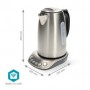 SmartLife Bouilloire électrique | Wi-Fi | 1.7 l | Acier | 70,80,90,100 °C | Indicateur de température | Rotatif à 360 degrés | Élément chauffant dissimulé | Contrôleur Strix® | Android™ / IOS