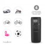 Compresseur d\'air rechargeable | 0.1 - 10.3 Bar | Vanne Dunlop | Modes de fonctionnement: Voiture / Moto / Vélo / Ballon | Oui | Compteur de pression atmosphérique