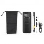 Compresseur d\'air rechargeable | 0.1 - 10.3 Bar | Vanne Dunlop | Modes de fonctionnement: Voiture / Moto / Vélo / Ballon | Oui | Compteur de pression atmosphérique
