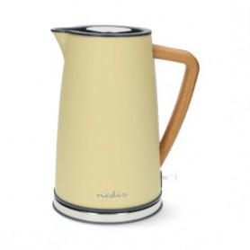 Bouilloire électrique | 1.7 l | Doux au toucher | Jaune | Rotatif à 360 degrés | Élément chauffant dissimulé | Contrôleur Strix® | Protection contre l\'ébullition