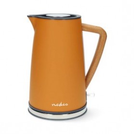 Bouilloire électrique | 1.7 l | Doux au toucher | Orange | Rotatif à 360 degrés | Élément chauffant dissimulé | Contrôleur Strix® | Protection contre l\'ébullition
