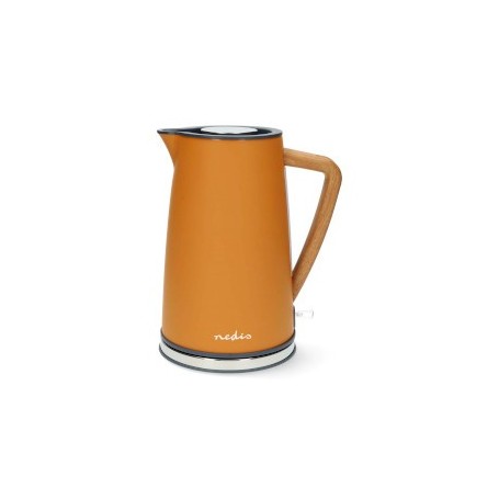 Bouilloire électrique | 1.7 l | Doux au toucher | Orange | Rotatif à 360 degrés | Élément chauffant dissimulé | Contrôleur Strix® | Protection contre l\'ébullition