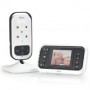 DVM-75 Moniteur vidéo pour bébé avec écran couleur 2,4 » blanc/anthracite