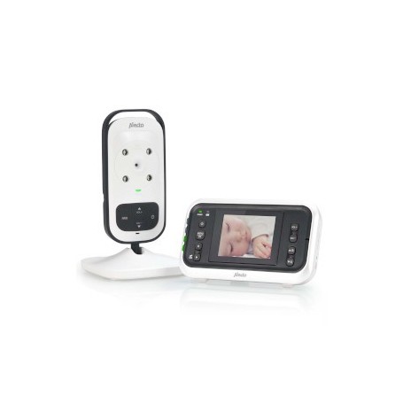 DVM-75 Moniteur vidéo pour bébé avec écran couleur 2,4 » blanc/anthracite