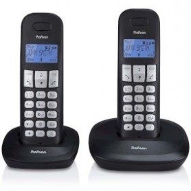 PDX-1120 Téléphone DECT avec 2 combinés noir