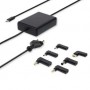 Adaptateur pour ordinateur portable | GaN | 65 W | 5 / 9 / 12 / 15 / 20 V DC | 2.4 / 3.0 / 3.25 A | Utilisé pour: PC Portable / Smartphone / Tablette | Euro / Type-C (CEE 7/16)