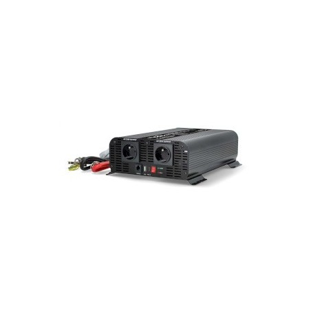 Convertisseur de tension pur sinus | Tension d\'entrée: 24 V DC | Connexion (s) de sortie d\'alimentation de l\'appareil: Type E (CEE 7/5) / USB-A / USB-C™ | 230 V AC 50 Hz | 2000 W | Puissance de sortie maximale: 4000 W | Bornier à vis | Onde sinusoïdale