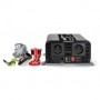 Convertisseur de tension pur sinus | Tension d\'entrée: 12 V DC | Connexion (s) de sortie d\'alimentation de l\'appareil: Type E (CEE 7/5) / USB-A / USB-C™ | 230 V AC 50 Hz | 1000 W | Puissance de sortie maximale: 2000 W | Bornier à vis | Onde sinusoïdale