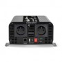 Convertisseur de tension pur sinus | Tension d\'entrée: 12 V DC | Connexion (s) de sortie d\'alimentation de l\'appareil: Type E (CEE 7/5) / USB-A / USB-C™ | 230 V AC 50 Hz | 1000 W | Puissance de sortie maximale: 2000 W | Bornier à vis | Onde sinusoïdale