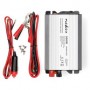 Convertisseur de tension modifiée onde sinusoïdale | Tension d\'entrée: 12 V DC | Connexion (s) de sortie d\'alimentation de l\'appareil: Type E (CEE 7/5) / USB-A | 230 V AC 50 Hz | 300 W | Puissance de sortie maximale: 600 W | Batterie de serrage + allum