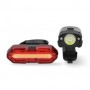 Lumière pour vélos | Alimenté par pile | 5 V DC | 3 W | Batteries incluses | Rechargeables | 400 lm | 4.5 lm | 100 m | 110 °
