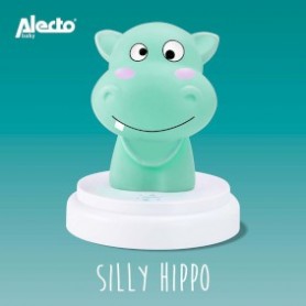 SILLY HIPPO LED veilleuse hippopotame bleu