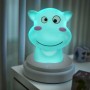 SILLY HIPPO LED veilleuse hippopotame bleu