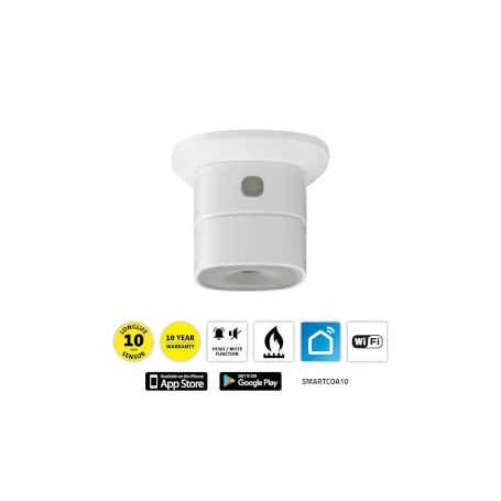 SMARTCOA10 Détecteur intelligent de monoxyde de carbone