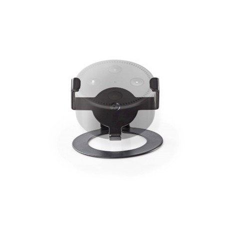 Mountage pour haut parleur | Compatible avec: Amazon Echo Dot | Bureau | 1 kg | Fixe | Acier | Noir
