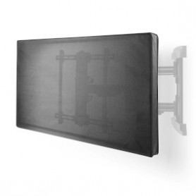 Couverture pour Écran TV d\'Extérieur | Taille de l\'écran: 65 - 70 \" | Qualité suprême oxford | Noir