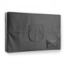 Couverture pour Écran TV d\'Extérieur | Taille de l\'écran: 65 - 70 \" | Qualité suprême oxford | Noir