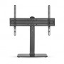 Support TV fixe | 37 - 70 \" | Poids d\'écran maximal pris en charge: 40 kg | Hauteurs pré-fixées réglables | Acier / Verre trempé | Noir
