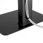 Support TV fixe | 37 - 70 \" | Poids d\'écran maximal pris en charge: 40 kg | Hauteurs pré-fixées réglables | Acier / Verre trempé | Noir