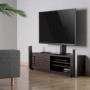Support TV fixe | 37 - 70 \" | Poids d\'écran maximal pris en charge: 40 kg | Hauteurs pré-fixées réglables | Acier / Verre trempé | Noir