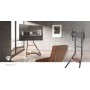 Support TV sur Pied | 37 - 75 \" | Poids d\'écran maximal pris en charge: 40 kg | Bauhaus Design | Hauteurs pré-fixées réglables | Acier / MDF | Marron / Noir