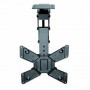 Support de plafond TV motorisé | 23 - 65 \" | Poids d\'écran maximal pris en charge: 30 kg | Rotatif | Inclinable | Distance minimale au plafond: 140 mm | Télécommandé | Acier | Noir