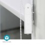 SmartLife Robot à Rideau | Système de Câble | Rideaux à panneaux / Stores romains / Volets roulants | Alimentation secteur / Solar Powered | 2000 mAh | Bluetooth® | Blanc