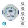 Distributeur de pilules SmartLife | Wi-Fi | 28 Compartments | Nombre d\'heures d\'alarme: 9 heures d\'alarme par jour | Bip / Lumière / Voix | Ecran LCD | Blanc
