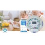 Distributeur de pilules SmartLife | Wi-Fi | 28 Compartments | Nombre d\'heures d\'alarme: 9 heures d\'alarme par jour | Bip / Lumière / Voix | Ecran LCD | Blanc